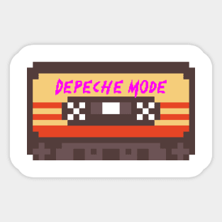 Depeche Mode 8bit cassette Sticker